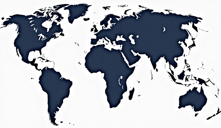 A detailed image of a world map with highlighted points showing global reach and connectivity, symbolizing Social Cas Club NZ's online presence.